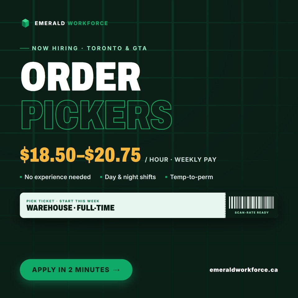 Order Picker | General Labour | City of Toronto | Free local ...