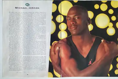 1995 Michael Jordan Original 2 Pg Article , View more