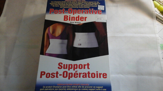 POST OPERATION ABDOMINAL MUSCLES  BRACE dans Santé et besoins spéciaux  à Ville de Montréal