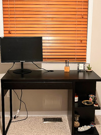Ikea desk with side compartments