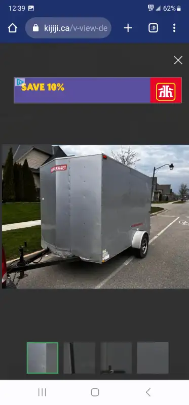 First $5300 Firm takes it. I am not looking for any offers. For sale a 2011, 6' x 10' Plus V Nose, C...