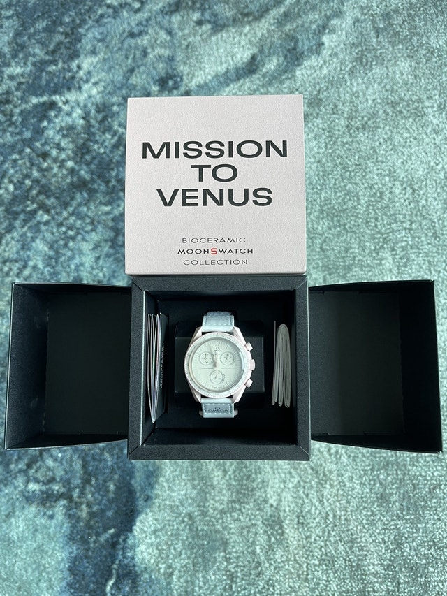 OMEGA x Swatch Bioceramic Moonswatch Mission to Venus Jewellery