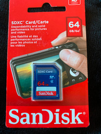 NEW SD card 64gb