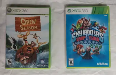 Selling Xbox 360 games Open Season $15 Skylander Trap ( game only ) $5