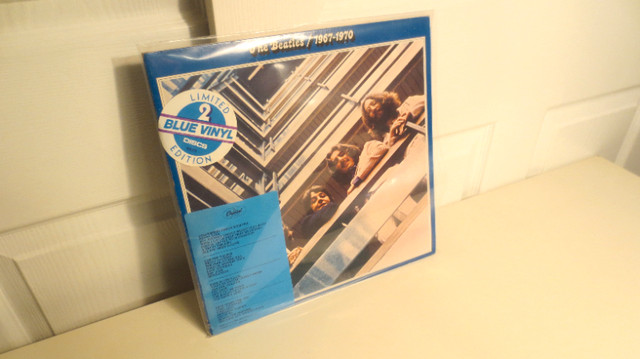 Beatles Double LP Record Blue Vinyl in Other in City of Halifax