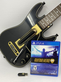 PS4 / PS5 Guitar Hero Live Bundle - Guitar, Game and DONGLE