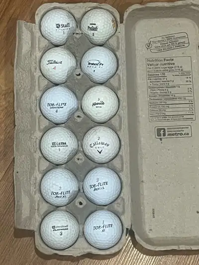 1 Dozen golf balls, View more