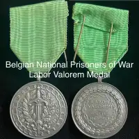 Belgian national prisoners of war Labor Valorem Medal