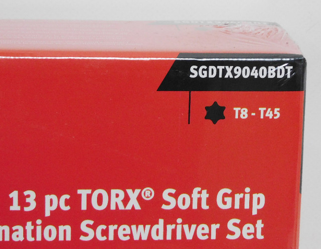 NEW-Snap-On 13 Piece Torx Soft Grip Combination Screwdriver Set in Hand Tools in London - Image 2