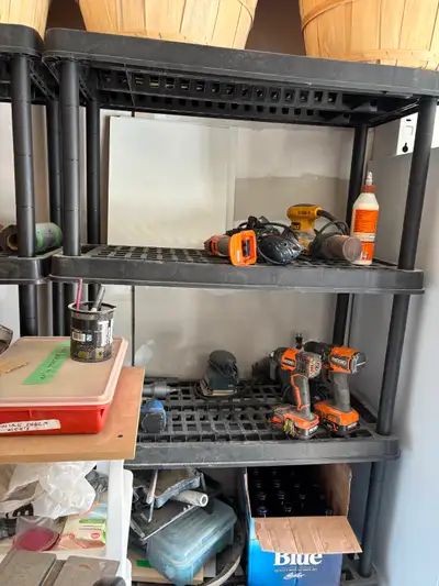 3 - 5 tier plastic shelving, View more