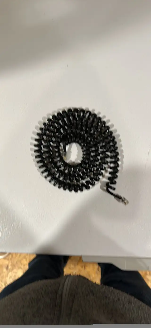 Coiled Phone Handset Cord 15 Feet Long in Home Phones & Answering Machines in Ottawa - Image 3
