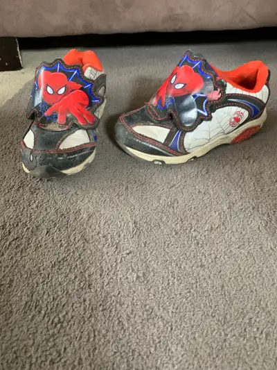 Size 9 toddler Marvel Spiderman Shoes, View more