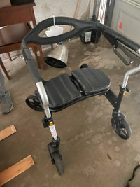 Walker- padded - with seat and storage