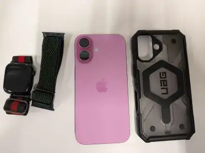 iPhone 16 256GB with Apple Watch 10 42 mm, View more
