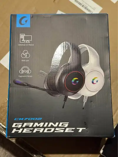  CM7002 RGB Gaming Headset – White, View more