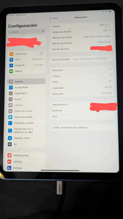 I'm selling my 10th generation Wi-Fi iPad. It's like new, with no scratches or broken screen. It com...
