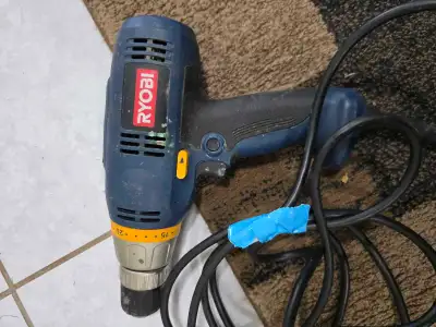 DRILL. RYOBI D46C. 3/8" DRILL. CORDED DRILL., View more