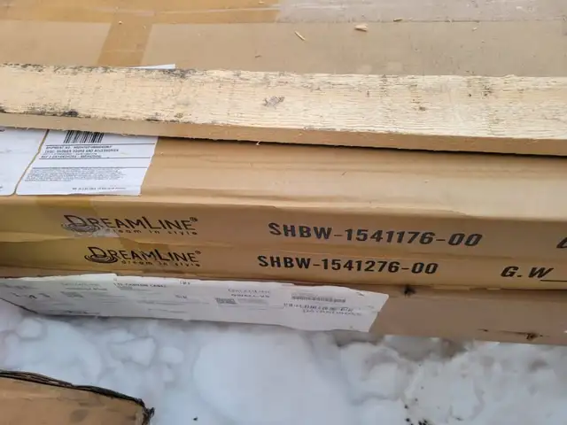 DREAMLINE SHOWER DOORS AND ACCESSORIES (3 BOXES) -$990 in Plumbing, Sinks, Toilets & Showers in Calgary - Image 8