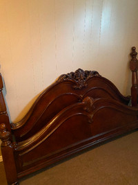 King headboard/footboard/rails/support