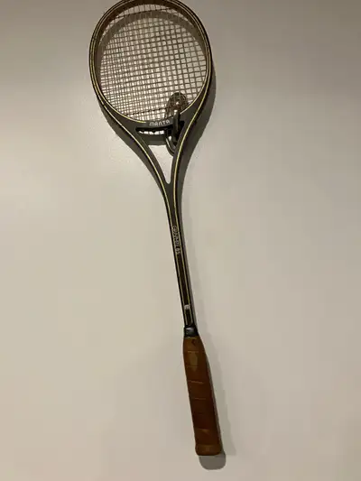 Manta Graphite 85 Squash? Racket. The pickup location is in Spruce Grove.