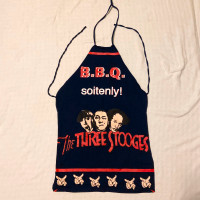 2001 The Three Stooges BBQ Apron Soitenly C3 Entertainment