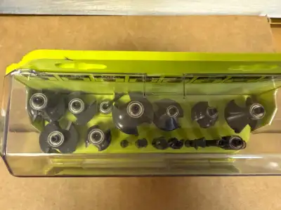 RYOBI MODEL # A25R152 15PC CARBIDE ROUTER BITS, View more