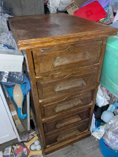 5-Drawer Wooden Cabinet Storage Unit , View more