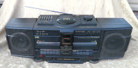 VINTAGE GIANT JVC PC-X300 STEREO RADIO CD CASSETTE BOOMBOX JAPAN