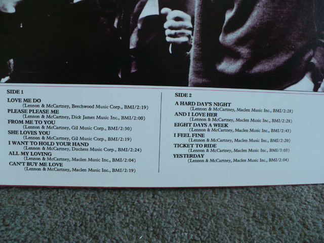 DISQUE- VINYL-THE BEATLES/1962-1966 ( ALBUM DOUBLE ) dans CD, DVD et Blu-ray  à Longueuil/Rive Sud - Image 4
