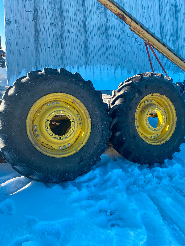 Tires and Rims from JD 6R/6M for sale in Farming Equipment in Strathcona County - Image 2