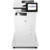 HP LaserJet Managed Flow E62565 MFP Printer with Wheel Cabinet J