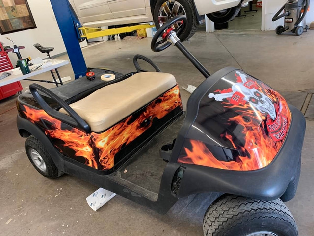 Golf cart wraps. Message me if interested  in Other in Fredericton