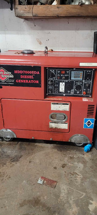 7000 watt heavy duty diesel Generator 