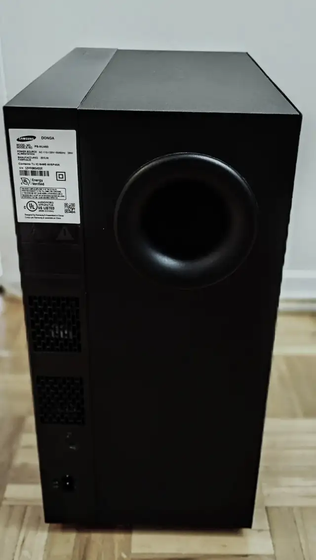 Samsung Subwoofer MODEL PS-WJ450 in General Electronics in City of Montréal - Image 2