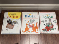 3 livres Babar le roi des éléphants