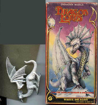2503 White Dragon Dragon Lords Grenadier Models AD&D 1984 25mm