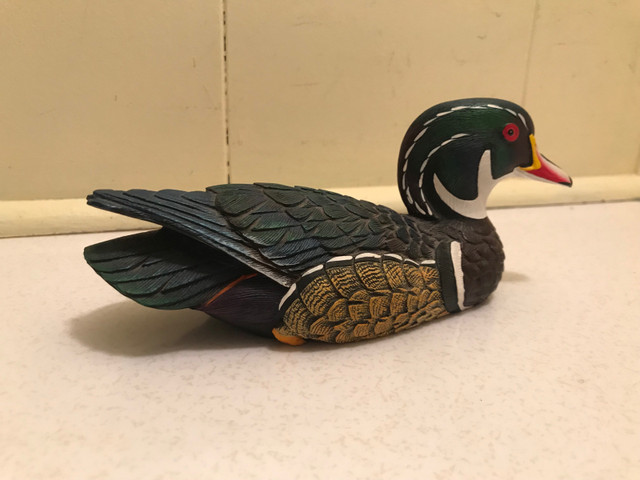 JB Garton Heritage Decoy Mini Wood Duck For Decor in Home Décor & Accents in Kitchener / Waterloo - Image 4