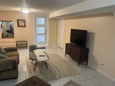 One-bedroom BASEMENT FOR RENT - $1500 Plus 1/3 of Utility Conveniently located steps from bus stops...