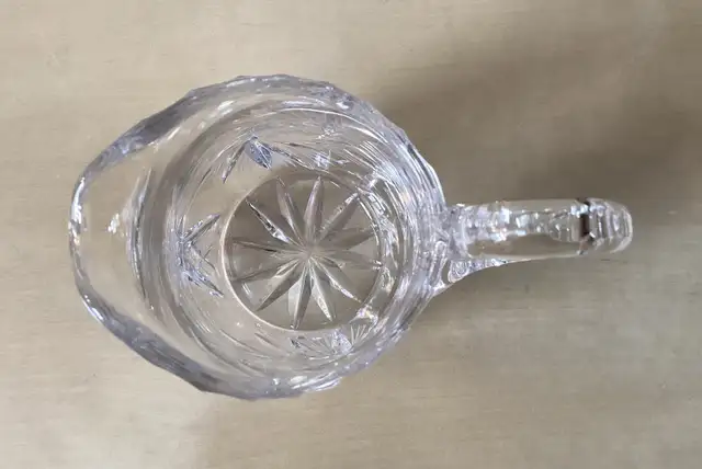 PRICE DROP! Crystal Pinwheel Creamer Pitcher in Kitchen & Dining Wares in West Island - Image 6