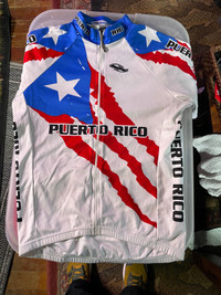 Puerto Rico full zip jersey and bibs