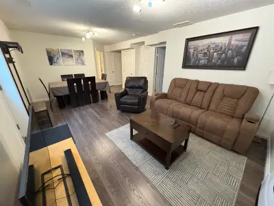 Spacious 1200sq ft fully furnished two bedroom basement suit with private entrance. Rent is $1750/mo...