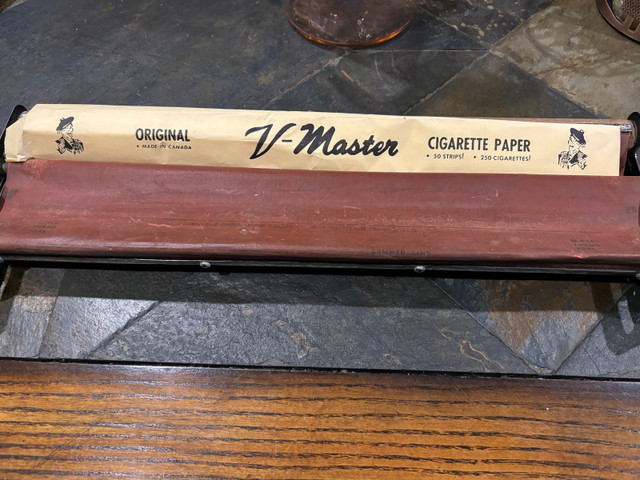 Vintage 1950’s V-Master Cigarette Maker w/Original Papers in Other in Edmonton