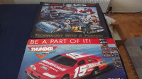 2 SPECIAL EDITION FORD NASCAR RACING CAR POSTERS BUNDL DEAL/90'S