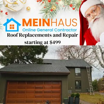 WINTER ROOF REPLACEMENTS + Leak repair - Windsor, View more
