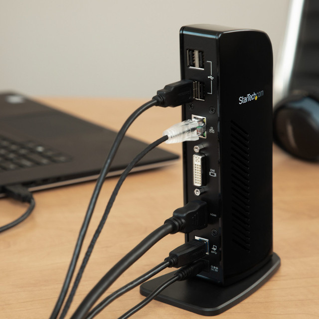 StarTech USB 3.0 Laptop Docking Station Dual Video (USB3SDOCKHD) in Cables & Connectors in Cambridge