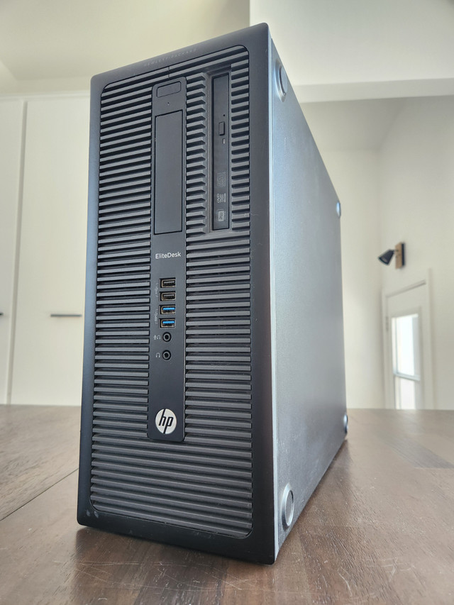 HP EliteDesk 800 G1 | Intel I7 | 16Gb RAM | 120Gb SSD + 1Tb HDD dans Ordinateurs de bureau  à Laval/Rive Nord