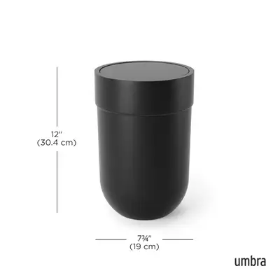 Umbra Small 1.6-Gallon Trash Can with Swing-Top Lid, View more