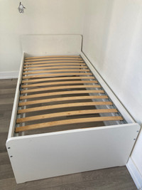 IKEA SLÄKT bed frame plus LURÖY bed base best seller twin size