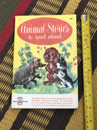 Vintage 1959 Animal Stories to Read Aloud paperback 