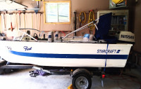 Starcraft 14 Ft Aluminum with 40HP Tohatsu Nissan Outboard